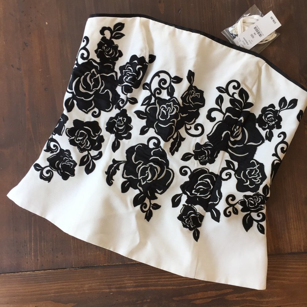 NWT White House Black Market corset top, size 10